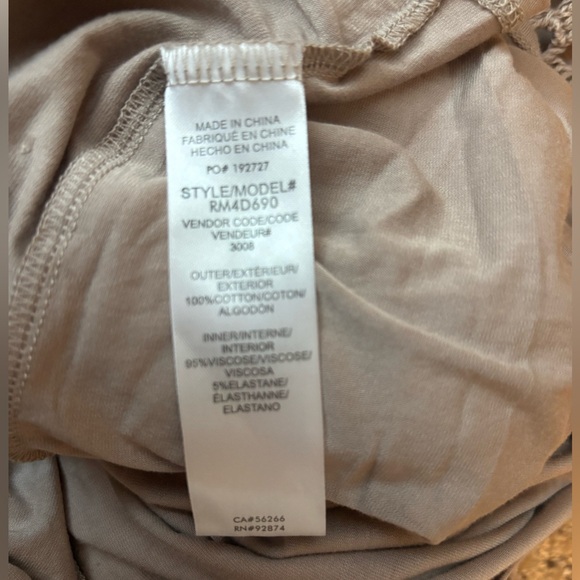 Splendid Eden Sweater Dress Sz S Beige 100% Cotton Honeycomb Crochet, Lined. NWT - Picture 5 of 6